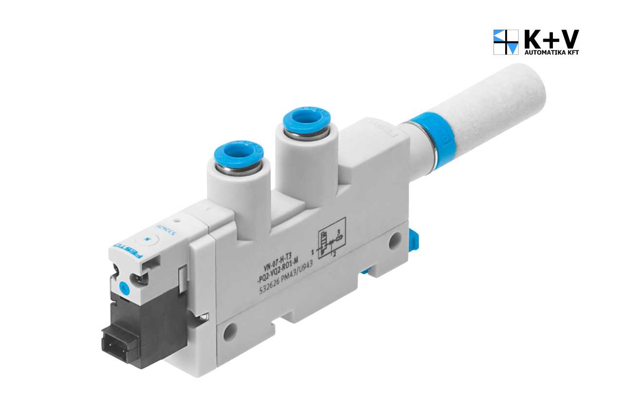 K+V automatika Kft-Kombinált, elektropneumatikus mágnesszelepszelep