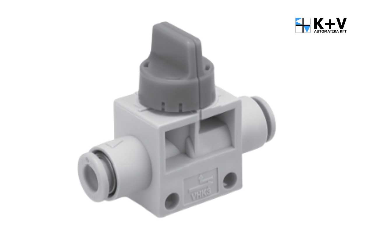 K+V automatika Kft-forgatógombos szelep