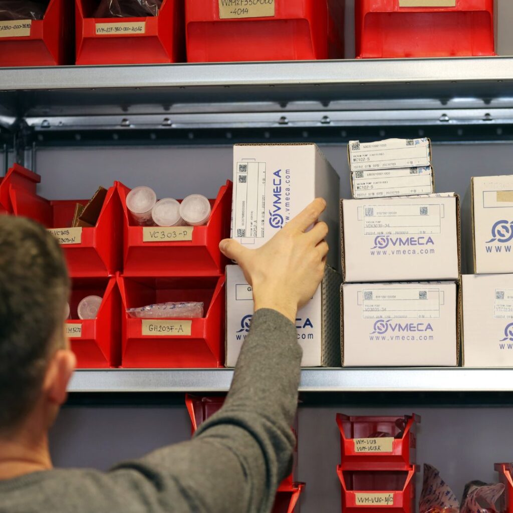 K+V automatika Kft raktári alkatrész kivétel VMeca ipari komponensek