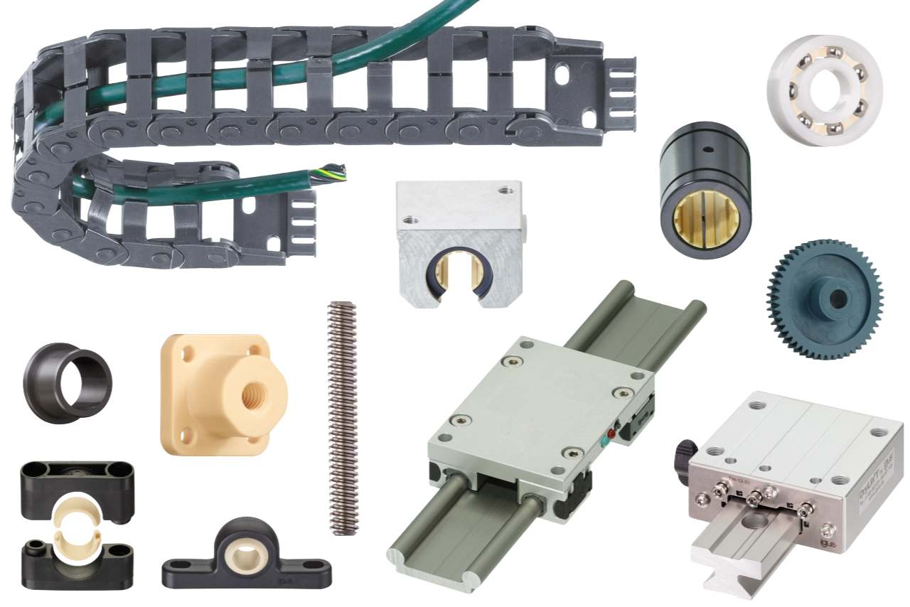 polimer mozgástechnológia alkatrészek lineáris vezeték energialánc csapágy csúszó elem ipari automatizálás k v automatika