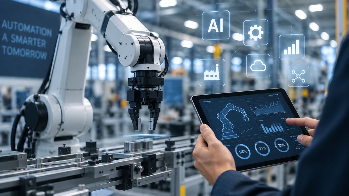 Intelligens ipari robot a gyártási automatizálásban